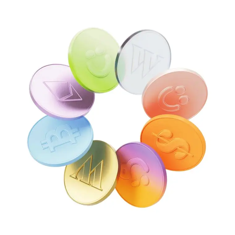 Glass discs arranged in a ring